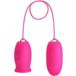 Comprar PRETTY LOVE - DAISY HUEVO VIBRADOR + LENGUA ESTIMULADORA DE CLÍTORIS ROSA al mejor precio - Envíos Discretos
