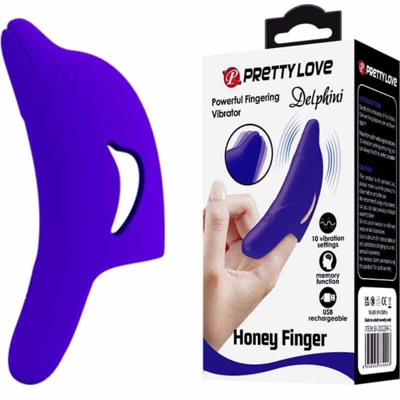 PRETTY LOVE - DELPHINI PODEROSO ESTIMULADOR DE DEDO AZUL OSCURO - piKanteo | Despierta tu lado más piKante Comprar PRETTY LOVE - DELPHINI PODEROSO ESTIMULADOR DE DEDO AZUL OSCURO al mejor precio - Envíos Discretos
