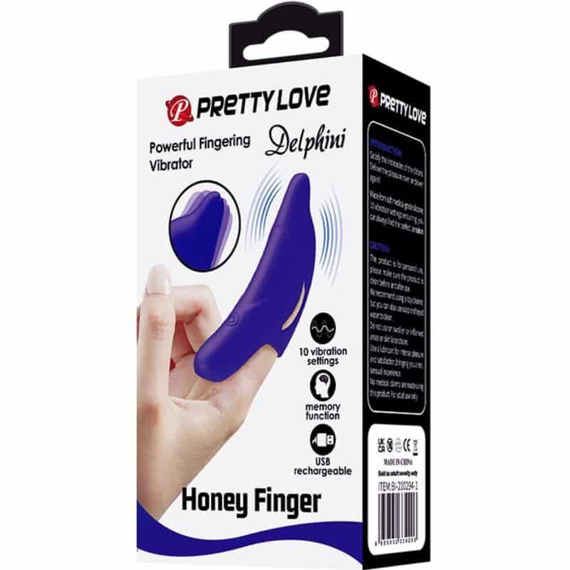 PRETTY LOVE - DELPHINI PODEROSO ESTIMULADOR DE DEDO AZUL OSCURO - piKanteo | Despierta tu lado más piKante Comprar PRETTY LOVE - DELPHINI PODEROSO ESTIMULADOR DE DEDO AZUL OSCURO al mejor precio - Envíos Discretos