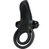 Comprar PRETTY LOVE - DOBLE ANILLO VIBRADOR + ESTIMULADOR CLÍTORIS 10 VIBRACIONES NEGRO al mejor precio - Envíos Discretos