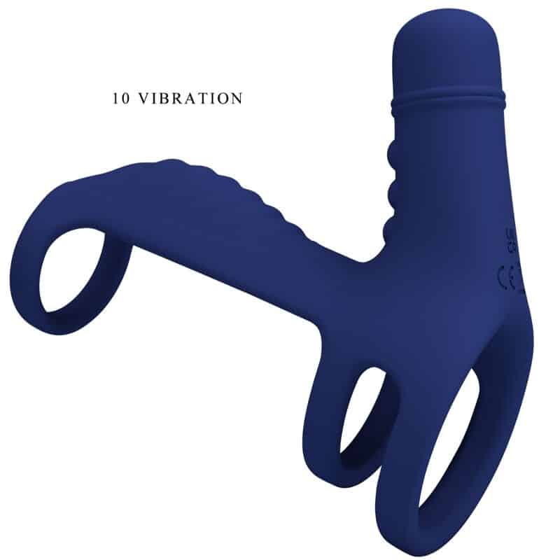 PRETTY LOVE - ELISH ANILLO VIBRADOR CON EXTENSIÓN AZUL - piKanteo | Despierta tu lado más piKante Comprar PRETTY LOVE - ELISH ANILLO VIBRADOR CON EXTENSIÓN AZUL al mejor precio - Envíos Discretos