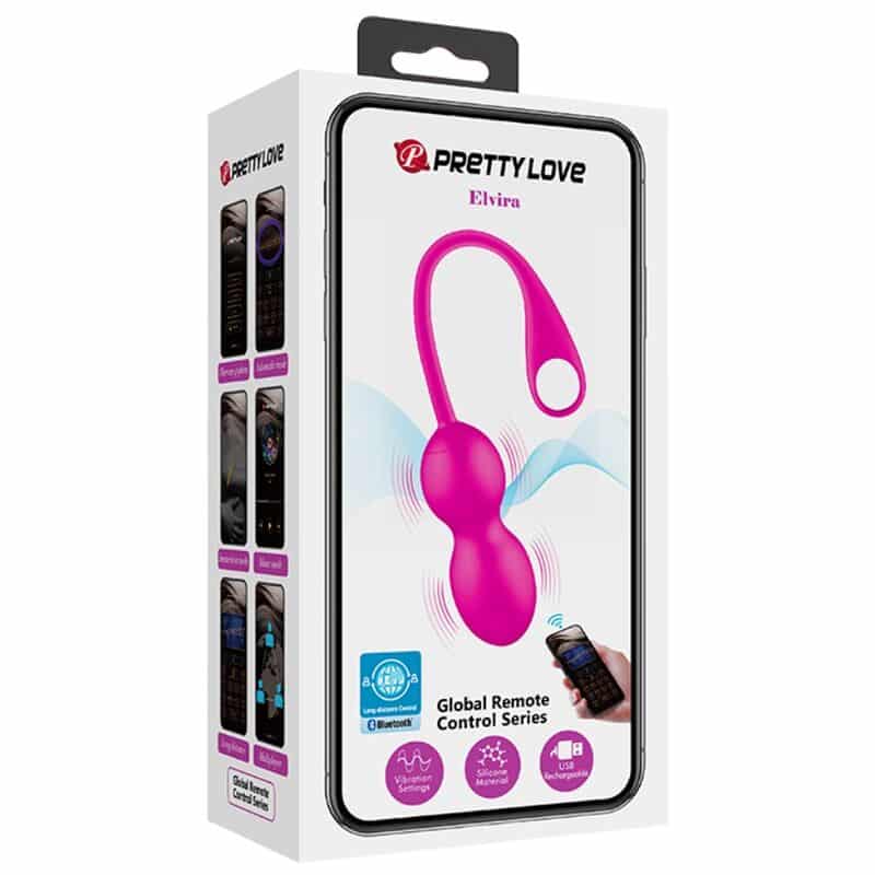 PRETTY LOVE - ELVIRA BOLAS VIBRADORAS RECARGABLE ROSA - piKanteo | Despierta tu lado más piKante Comprar PRETTY LOVE - ELVIRA BOLAS VIBRADORAS RECARGABLE ROSA al mejor precio - Envíos Discretos