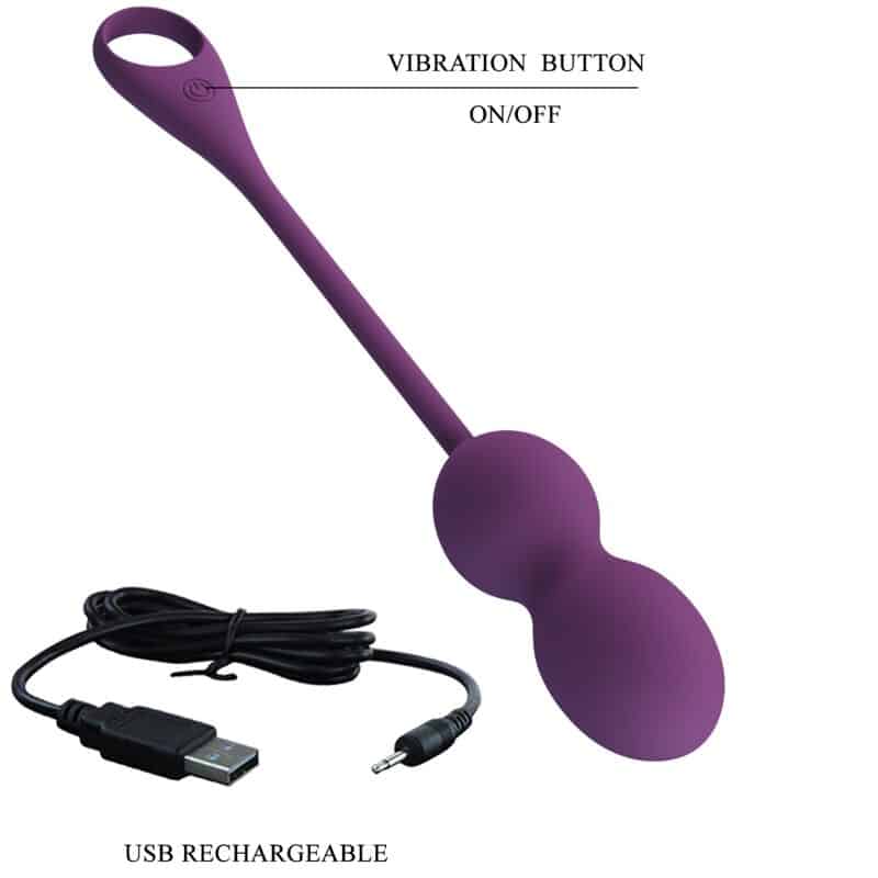 PRETTY LOVE - ELVIRA KEGEL BALLS APP CONTROL REMOTO MORADO - piKanteo | Despierta tu lado más piKante Comprar PRETTY LOVE - ELVIRA KEGEL BALLS APP CONTROL REMOTO MORADO al mejor precio - Envíos Discretos