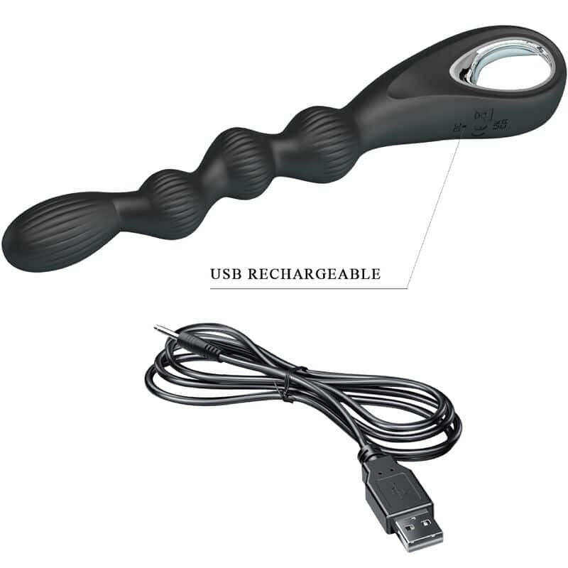 PRETTY LOVE - FEDERER VIBRADOR ANAL 12 VIBRACIONES NEGRO - piKanteo | Despierta tu lado más piKante Comprar PRETTY LOVE - FEDERER VIBRADOR ANAL 12 VIBRACIONES NEGRO al mejor precio - Envíos Discretos