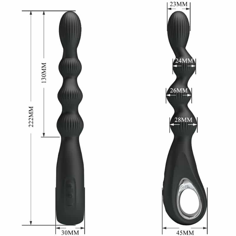 PRETTY LOVE - FEDERER VIBRADOR ANAL 12 VIBRACIONES NEGRO - piKanteo | Despierta tu lado más piKante Comprar PRETTY LOVE - FEDERER VIBRADOR ANAL 12 VIBRACIONES NEGRO al mejor precio - Envíos Discretos