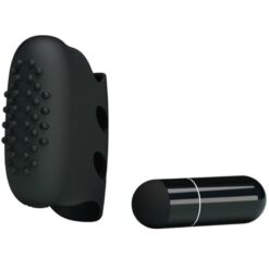 Comprar PRETTY LOVE - FLIRTATION DEDAL CON VIBRACIÓN STEWARD NEGRO al mejor precio - Envíos Discretos