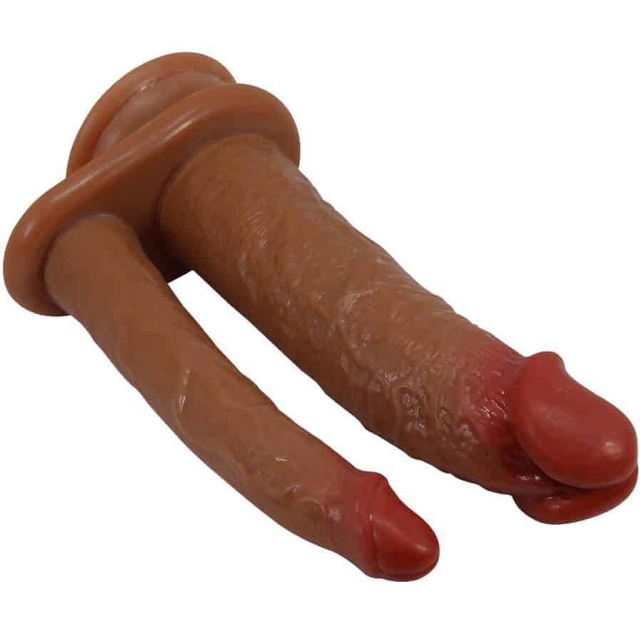 PRETTY LOVE - GORAN DOBLE DILDO REALÍSTICO NATURAL MULATO - piKanteo | Despierta tu lado más piKante Comprar PRETTY LOVE - GORAN DOBLE DILDO REALÍSTICO NATURAL MULATO al mejor precio - Envíos Discretos