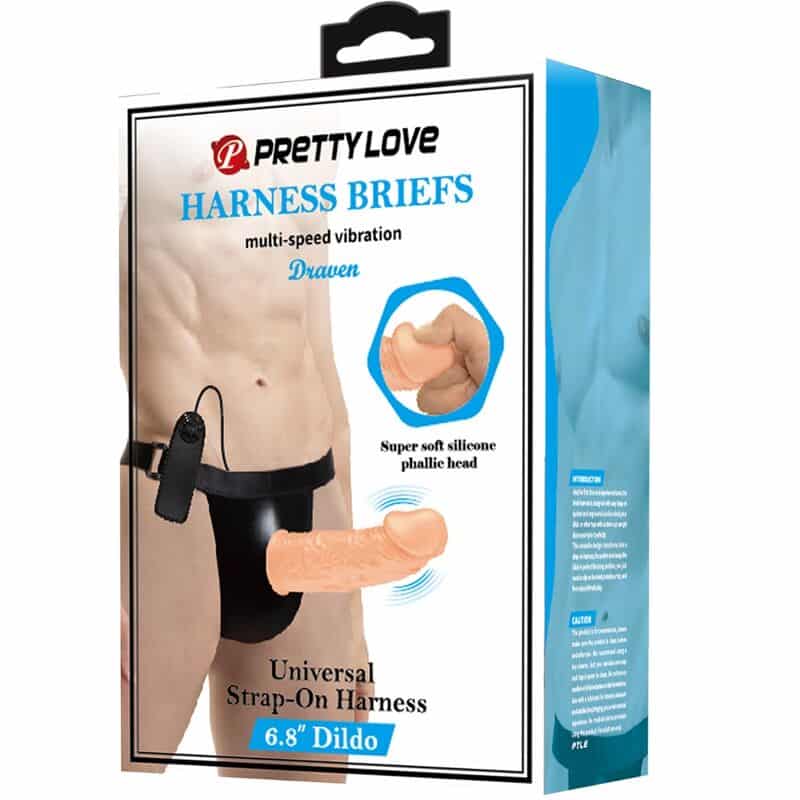 PRETTY LOVE - HARNESS BRIEFS CON VIBRACIÓN DILDO INCLUIDO - piKanteo | Despierta tu lado más piKante Comprar PRETTY LOVE - HARNESS BRIEFS CON VIBRACIÓN DILDO INCLUIDO al mejor precio - Envíos Discretos