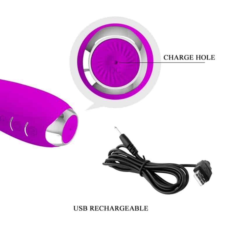 PRETTY LOVE - HECTOR VIBRADOR ELECTROSHOCK RECARGABLE & IMPERMEABLE MORADO - piKanteo | Despierta tu lado más piKante Comprar PRETTY LOVE - HECTOR VIBRADOR ELECTROSHOCK RECARGABLE & IMPERMEABLE MORADO al mejor precio - Envíos Discretos