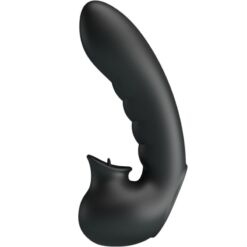 Comprar PRETTY LOVE - HOBGOBLIN FUNDA VIBRADORA PARA DEDO 12 VIBRACIONES + ESTIMULADOR CLÍTORIS NEGRO al mejor precio - Envíos Discretos