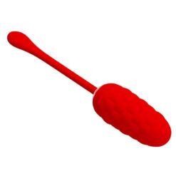 Comprar PRETTY LOVE - HUEVO VIBRADOR CON TEXTURA MARINA RECARGABLE ROJO al mejor precio - Envíos Discretos
