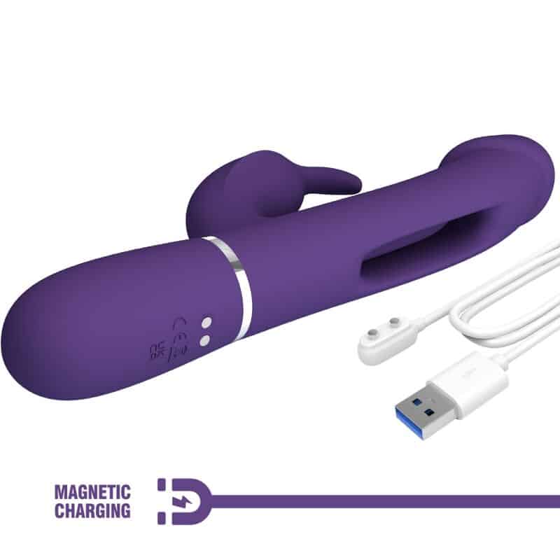 PRETTY LOVE - KAMPAS VIBRADOR RABBIT 3 EN 1 MULTIFUNCIÓN CON LENGUA VIOLETA - piKanteo | Despierta tu lado más piKante Comprar PRETTY LOVE - KAMPAS VIBRADOR RABBIT 3 EN 1 MULTIFUNCIÓN CON LENGUA VIOLETA al mejor precio - Envíos Discretos