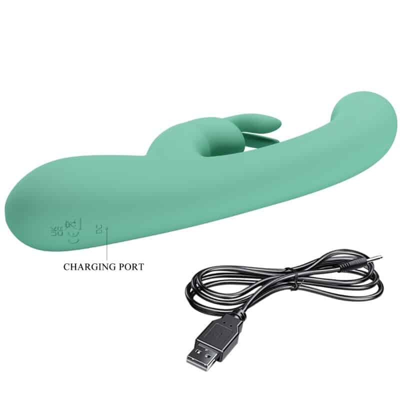 PRETTY LOVE - LAMAR VIBRADOR RABBIT & PUNTO G VERDE - piKanteo | Despierta tu lado más piKante Comprar PRETTY LOVE - LAMAR VIBRADOR RABBIT & PUNTO G VERDE al mejor precio - Envíos Discretos