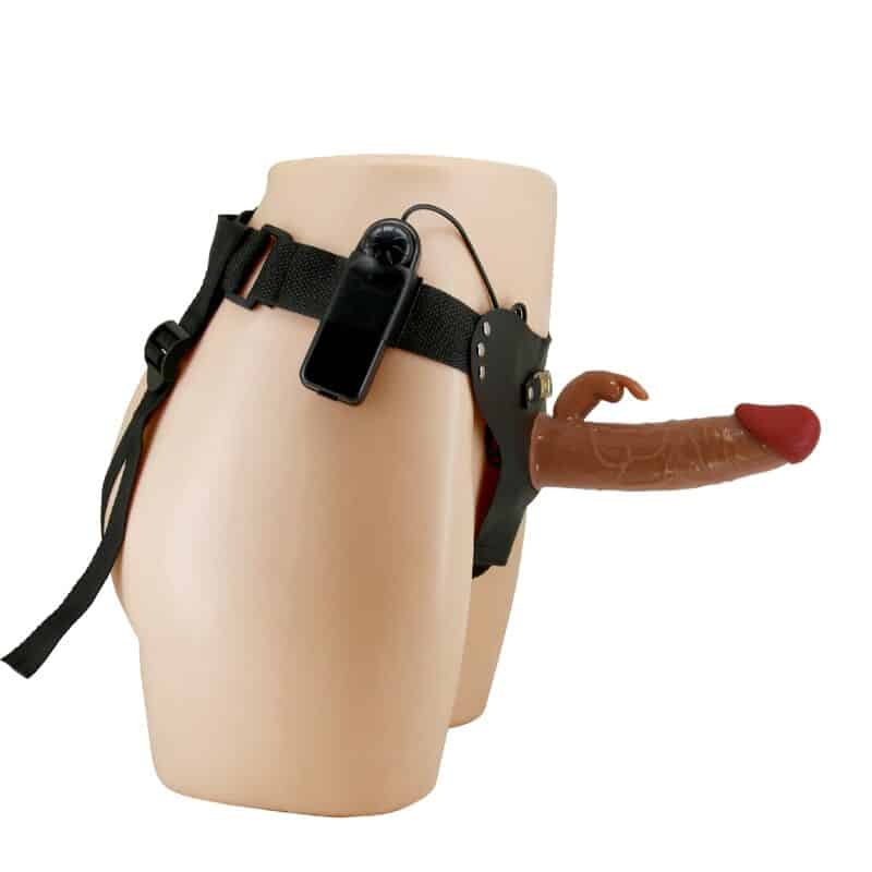 PRETTY LOVE - MARION HARNESS BRIEFS UNIVERSAL CON DILDO VIBRACIÓN 19 CM MULATO - piKanteo | Despierta tu lado más piKante Comprar PRETTY LOVE - MARION HARNESS BRIEFS UNIVERSAL CON DILDO VIBRACIÓN 19 CM MULATO al mejor precio - Envíos Discretos