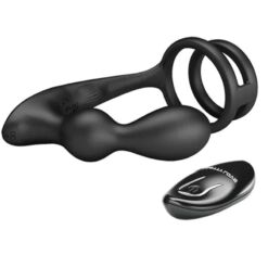 Comprar PRETTY LOVE - MARSHALL ANILLO PARA PENE + PLUG ANAL VIBRATORIO & CONTROL REMOTO al mejor precio - Envíos Discretos