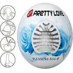 Comprar PRETTY LOVE - MASTURBADOR MASCULINO HUEVO BLANCO al mejor precio - Envíos Discretos