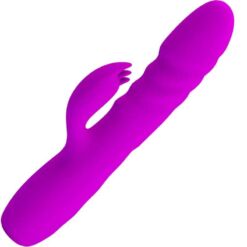 Comprar PRETTY LOVE - MELANIE VIBRADOR CONEJO RECARGABLE MORADO al mejor precio - Envíos Discretos