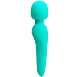 Comprar PRETTY LOVE - MEREDITH MASAJEADOR 12 MODOS VIBRACIÓN VERDE AGUA al mejor precio - Envíos Discretos