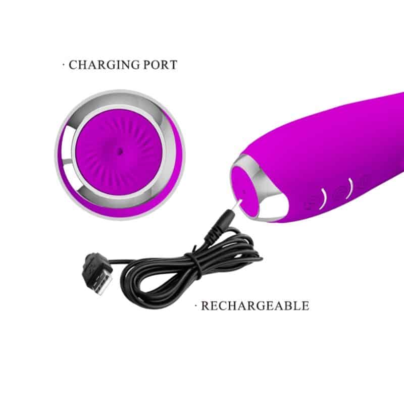 PRETTY LOVE - MOLLY VIBRADOR CON ROTACION RECARGABLE - piKanteo | Despierta tu lado más piKante Comprar PRETTY LOVE - MOLLY VIBRADOR CON ROTACION RECARGABLE al mejor precio - Envíos Discretos