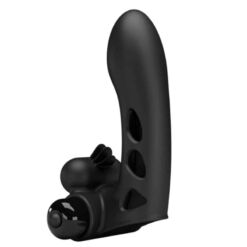 Comprar PRETTY LOVE - ORLANDO FUNDA DE DEDO VIBRADOR NEGRO al mejor precio - Envíos Discretos