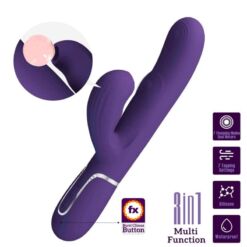 Comprar PRETTY LOVE - PERLITA VIBRADOR PUNTO G 3 EN 1 MULTIFUNCIÓN MORADO al mejor precio - Envíos Discretos