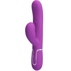 Comprar PRETTY LOVE - PERLITA VIBRADOR RABBIT MULTIFUNCIÓN 3 EN 1 MORADO al mejor precio - Envíos Discretos