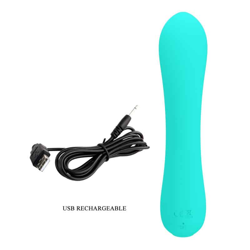 PRETTY LOVE - PRESCOTT VIBRADOR RECARGABLE VERDE AGUA - piKanteo | Despierta tu lado más piKante Comprar PRETTY LOVE - PRESCOTT VIBRADOR RECARGABLE VERDE AGUA al mejor precio - Envíos Discretos