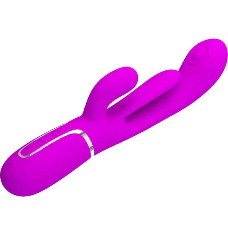 PRETTY LOVE - SHANIA TRIPLE VIBRADOR RABBIT MULTIFUNCIÓN ROSA - piKanteo | Despierta tu lado más piKante Comprar PRETTY LOVE - SHANIA TRIPLE VIBRADOR RABBIT MULTIFUNCIÓN ROSA al mejor precio - Envíos Discretos