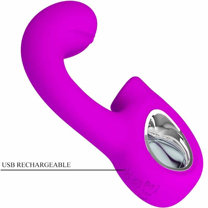 PRETTY LOVE - SIBEL VIBRADOR PUNTO G + ESTIMULADOR CLÍTORIS 10 VIBRACIONES MORADO - piKanteo | Despierta tu lado más piKante Comprar PRETTY LOVE - SIBEL VIBRADOR PUNTO G + ESTIMULADOR CLÍTORIS 10 VIBRACIONES MORADO al mejor precio - Envíos Discretos