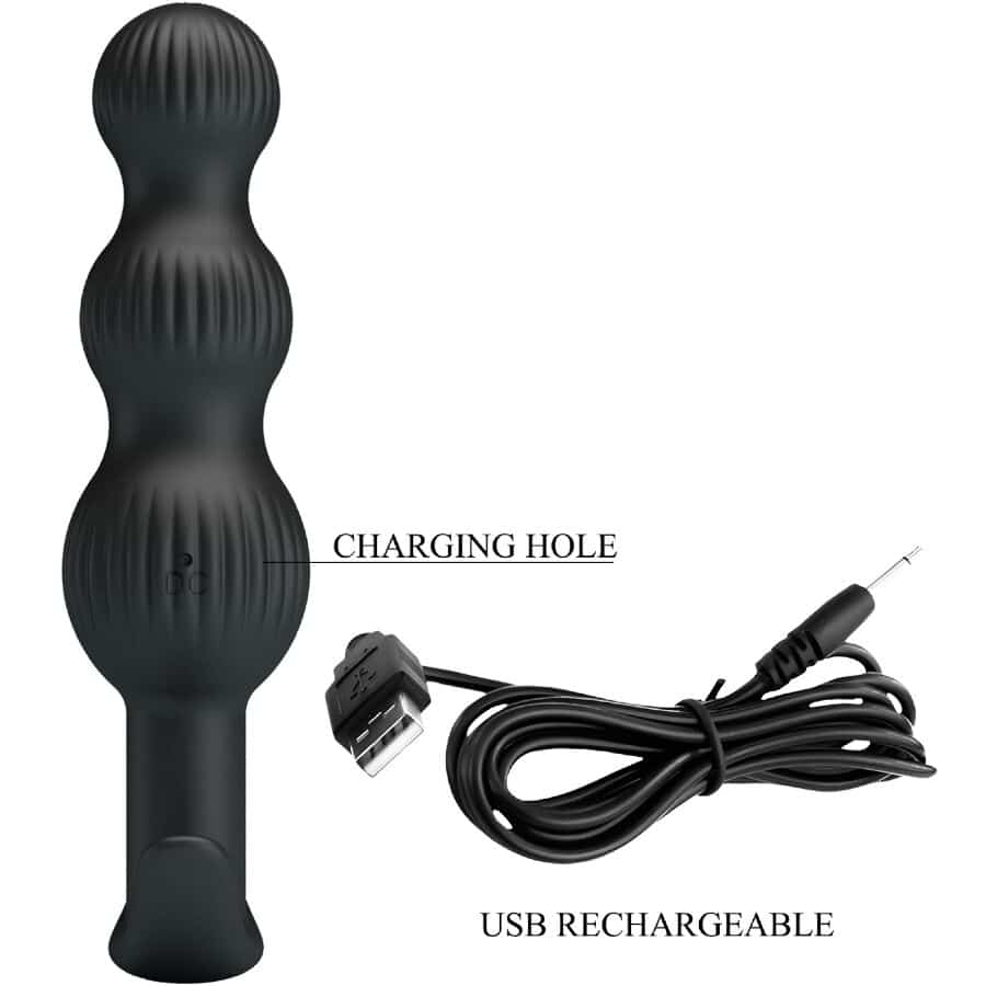 PRETTY LOVE - SIDNEY VIBRADOR ANAL 10 VIBRACIONES NEGRO - piKanteo | Despierta tu lado más piKante Comprar PRETTY LOVE - SIDNEY VIBRADOR ANAL 10 VIBRACIONES NEGRO al mejor precio - Envíos Discretos