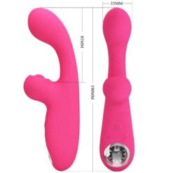 Comprar PRETTY LOVE - SKYLAR VIBRADOR ESTIMULADOR ROSA al mejor precio - Envíos Discretos