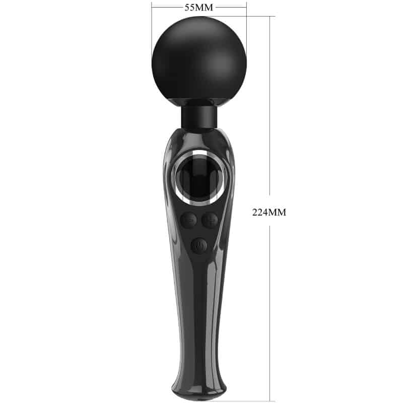 PRETTY LOVE - SKYLER VIBRADOR WAND NEGRO - piKanteo | Despierta tu lado más piKante Comprar PRETTY LOVE - SKYLER VIBRADOR WAND NEGRO al mejor precio - Envíos Discretos