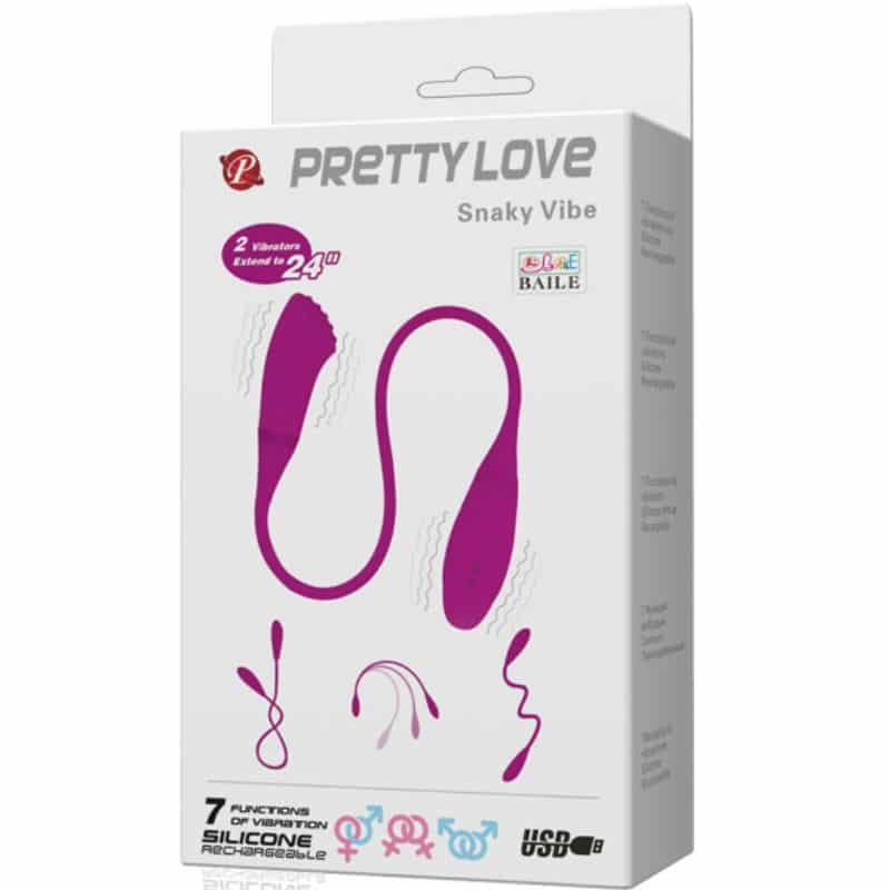 PRETTY LOVE - SMART SNAKY VIBE VIBRADOR 2 MOTORES - piKanteo | Despierta tu lado más piKante Comprar PRETTY LOVE - SMART SNAKY VIBE VIBRADOR 2 MOTORES al mejor precio - Envíos Discretos