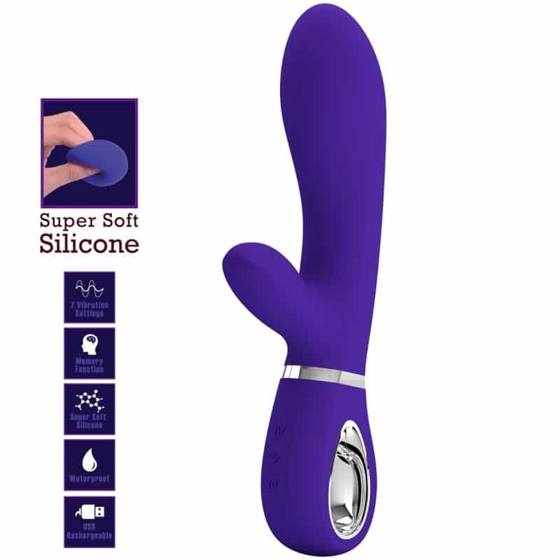 PRETTY LOVE - THOMAS VIBRADOR PUNTO G MULTIFUNCIÓN VIOLETA - piKanteo | Despierta tu lado más piKante Comprar PRETTY LOVE - THOMAS VIBRADOR PUNTO G MULTIFUNCIÓN VIOLETA al mejor precio - Envíos Discretos