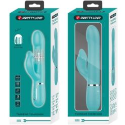 Comprar PRETTY LOVE - VIBRADOR RABBIT PERLAS VERDE AGUA al mejor precio - Envíos Discretos