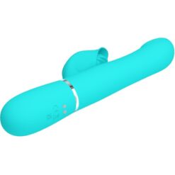 Comprar PRETTY LOVE - VIBRADOR RABBIT PERLAS VERDE AGUA al mejor precio - Envíos Discretos