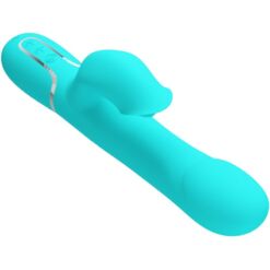 Comprar PRETTY LOVE - VIBRADOR RABBIT PERLAS VERDE AGUA al mejor precio - Envíos Discretos