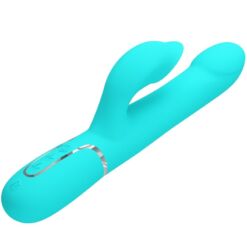 Comprar PRETTY LOVE - VIBRADOR RABBIT PERLAS VERDE AGUA al mejor precio - Envíos Discretos