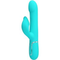 Comprar PRETTY LOVE - VIBRADOR RABBIT PERLAS VERDE AGUA al mejor precio - Envíos Discretos