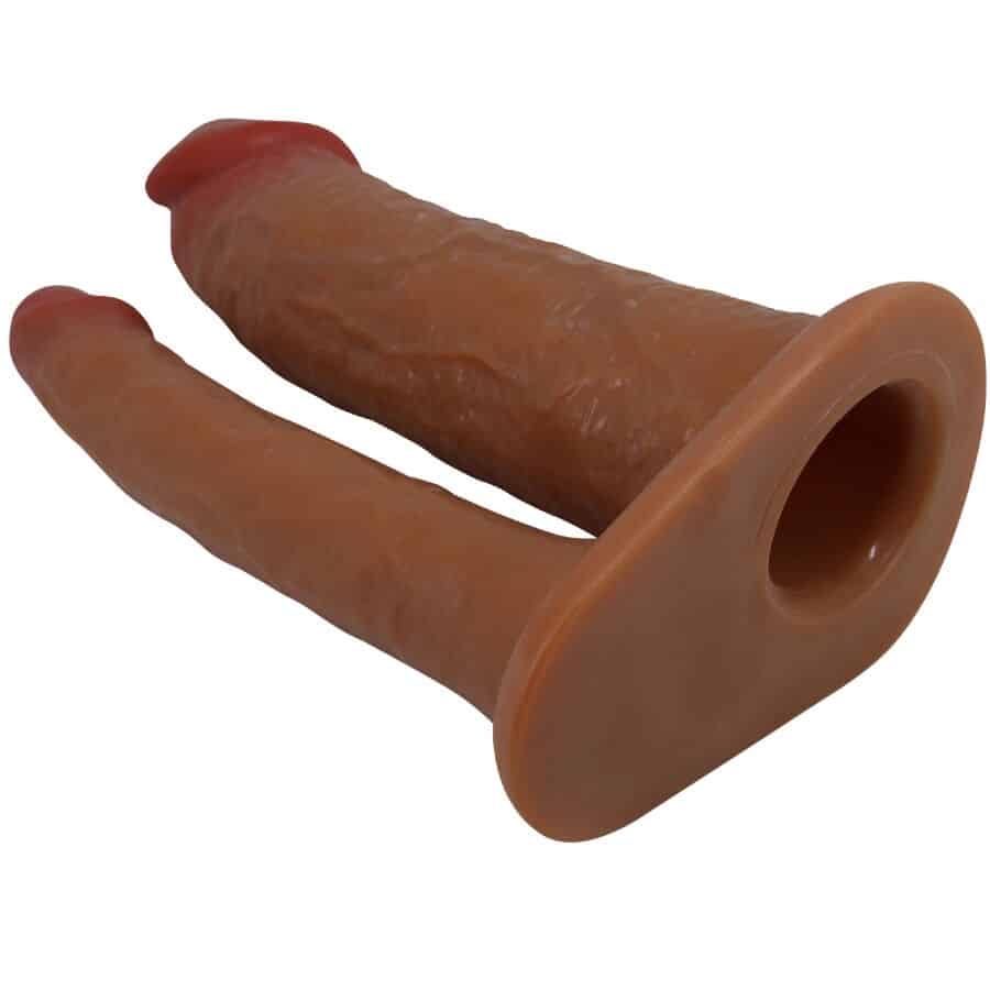 PRETTY LOVE - YAIRON FUNDA PARA PENE DOBLE CON EXTENSIÓN DE 4 CM MULATO - piKanteo | Despierta tu lado más piKante Comprar PRETTY LOVE - YAIRON FUNDA PARA PENE DOBLE CON EXTENSIÓN DE 4 CM MULATO al mejor precio - Envíos Discretos