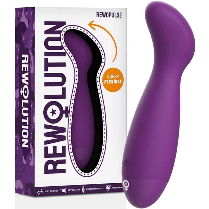 REWOLUTION - REWOPULSE VIBRADOR FLEXIBLE ESTIMULADOR PUNTO G - piKanteo | Despierta tu lado más piKante Comprar REWOLUTION - REWOPULSE VIBRADOR FLEXIBLE ESTIMULADOR PUNTO G al mejor precio - Envíos Discretos