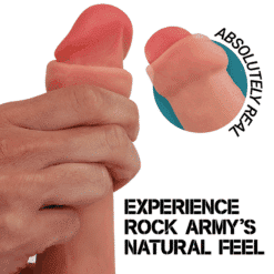 Comprar ROCKARMY - RAPTOR DILDO REALISTA DUAL DENSITY LIQUID SILICONE 24 CM -O- 4.4 CM al mejor precio - Envíos Discretos