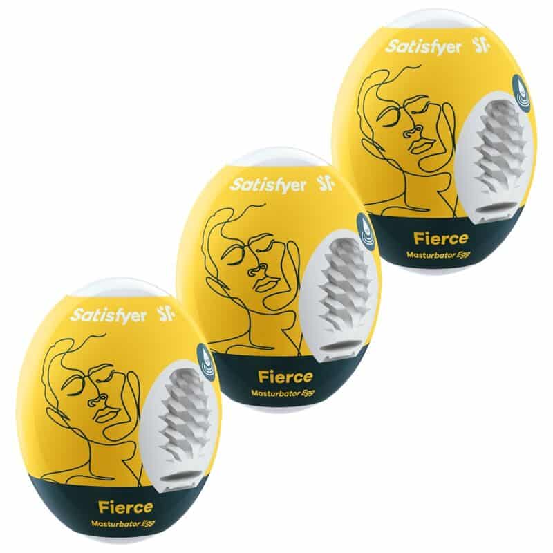 SATISFYER - 3 HUEVOS MASTURBADORES FIERCE - piKanteo | Despierta tu lado más piKante Comprar SATISFYER - 3 HUEVOS MASTURBADORES FIERCE al mejor precio - Envíos Discretos