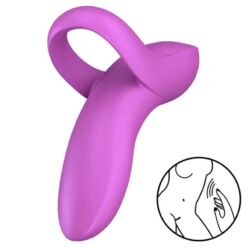 Comprar SATISFYER - BOLD LOVER DEDAL VIBRADOR ROSA al mejor precio - Envíos Discretos