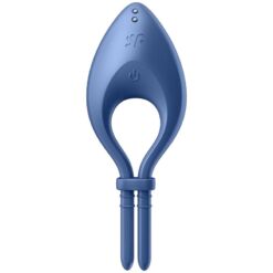 Comprar SATISFYER - BULLSEYE ANILLO VIBRADOR APP AZUL al mejor precio - Envíos Discretos