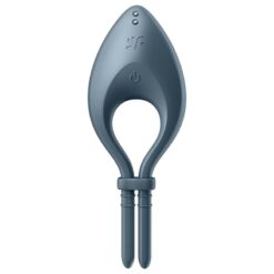Comprar SATISFYER - BULLSEYE ANILLO VIBRADOR APP GRIS al mejor precio - Envíos Discretos