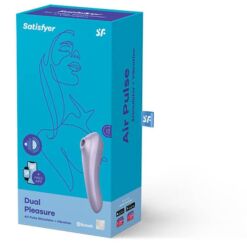 Comprar SATISFYER - DUAL PLEASURE AIR PULSE VIOLETA al mejor precio - Envíos Discretos