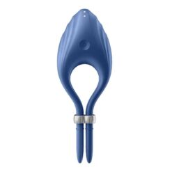 Comprar SATISFYER - DUELIST ANILLO VIBRADOR AZUL al mejor precio - Envíos Discretos