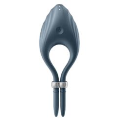 Comprar SATISFYER - DUELIST ANILLO VIBRADOR GRIS al mejor precio - Envíos Discretos