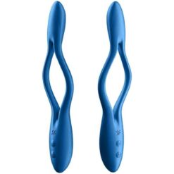 Comprar SATISFYER - ELASTIC GAME MULTI VIBRADOR AZUL al mejor precio - Envíos Discretos